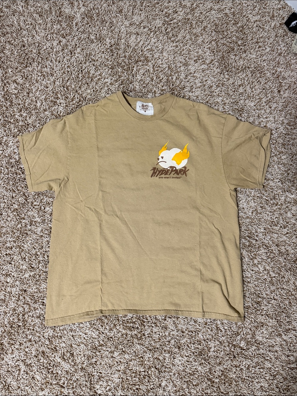 Hyde Park Tan Graphic Tee “You Aren’t Invited” - Men’s XL